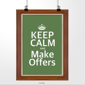 I love reasonable offer!!